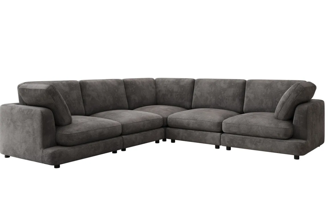 Designer Ecksofa Thalessa Maxi in Cord