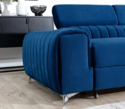 Designer Ecksofa Tirenni mit Schlaf- und Klappfunktion