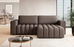 Designer Ecksofa Tirina mit Schlaffunktion