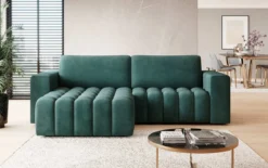 Designer Ecksofa Tirina mit Schlaffunktion