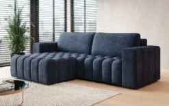 Designer Ecksofa Tirina mit Schlaffunktion