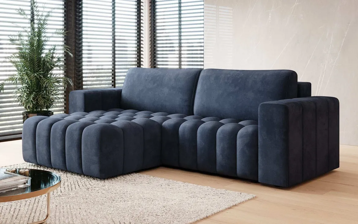 Designer Ecksofa Tirina mit Schlaffunktion