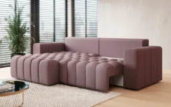 Designer Ecksofa Tirina mit Schlaffunktion