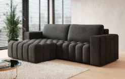 Designer Ecksofa Tirina mit Schlaffunktion