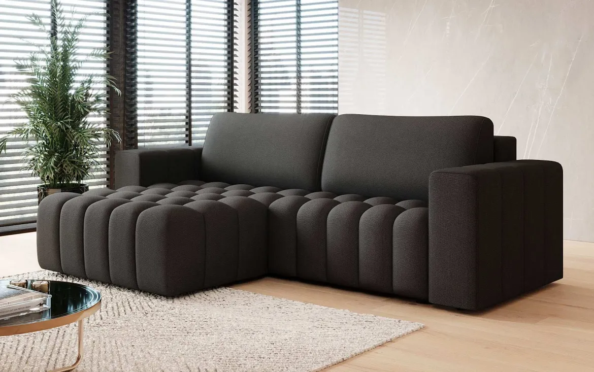 Designer Ecksofa Tirina mit Schlaffunktion