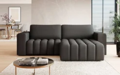 Designer Ecksofa Tirina mit Schlaffunktion