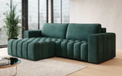 Designer Ecksofa Tirina mit Schlaffunktion