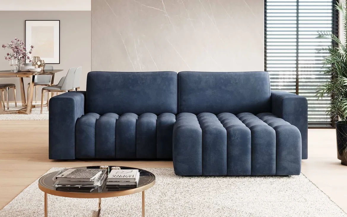 Designer Ecksofa Tirina mit Schlaffunktion
