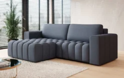 Designer Ecksofa Tirina mit Schlaffunktion