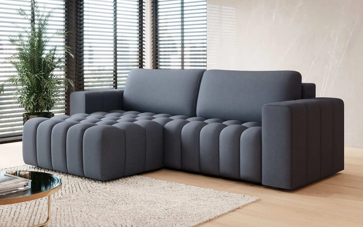 Designer Ecksofa Tirina mit Schlaffunktion