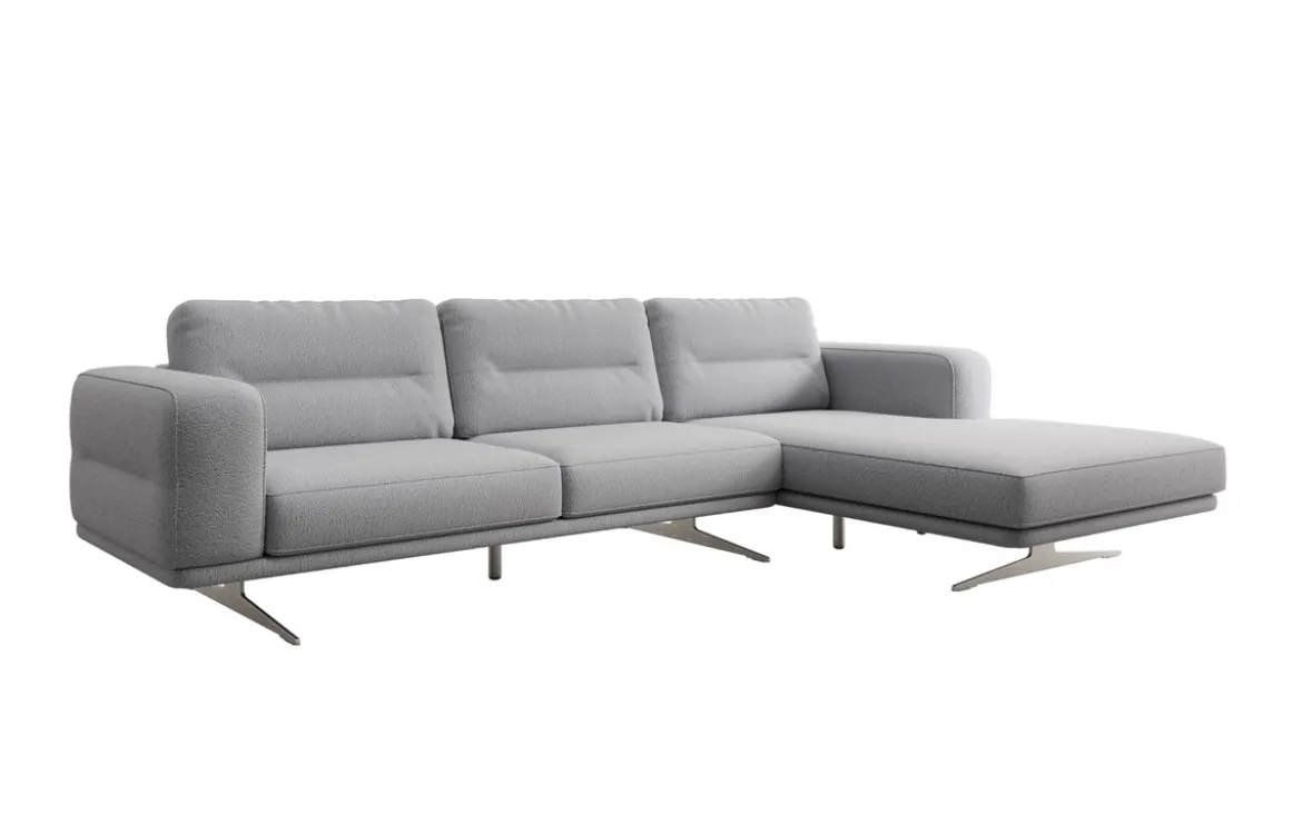 Designer Ecksofa Torino in Bouclé