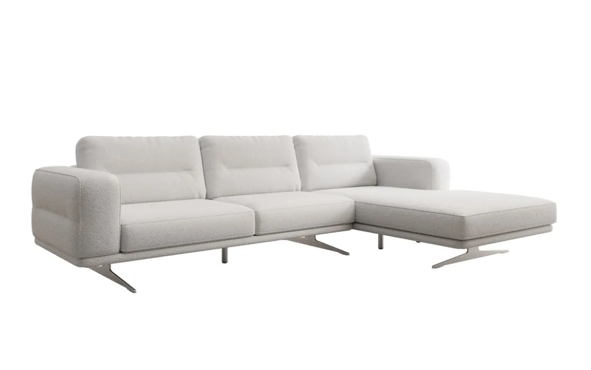 Designer Ecksofa Torino in Bouclé