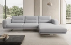 Designer Ecksofa Torino in Bouclé