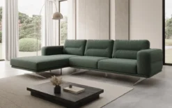 Designer Ecksofa Torino in Bouclé