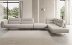 Designer Ecksofa Torino Maxi in Bouclé