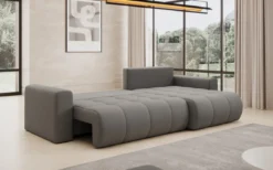 Designer Ecksofa Venezia mit Schlaffunktion und Stauraum