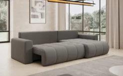 Designer Ecksofa Venezia mit Schlaffunktion und Stauraum