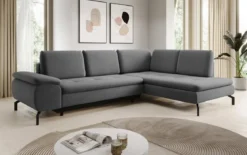 Designer Ecksofa Verila L mit Schlaf- und Klappfunktion