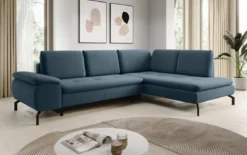 Designer Ecksofa Verila L mit Schlaf- und Klappfunktion