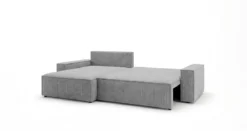 Designer Ecksofa Vienna mit Schlaf- und Klappfunktion in Cord