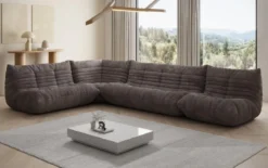 Designer Ecksofa Wohnlandschaft Calmo in Cord