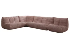 Designer Ecksofa Wohnlandschaft Calmo in Cord