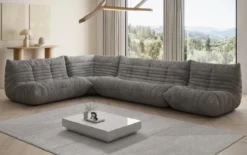 Designer Ecksofa Wohnlandschaft Calmo in Cord