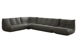 Designer Ecksofa Wohnlandschaft Calmo in Echtleder