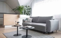 Designer 3er Sofa Diana mit Schlaffunktion und Stauraum
