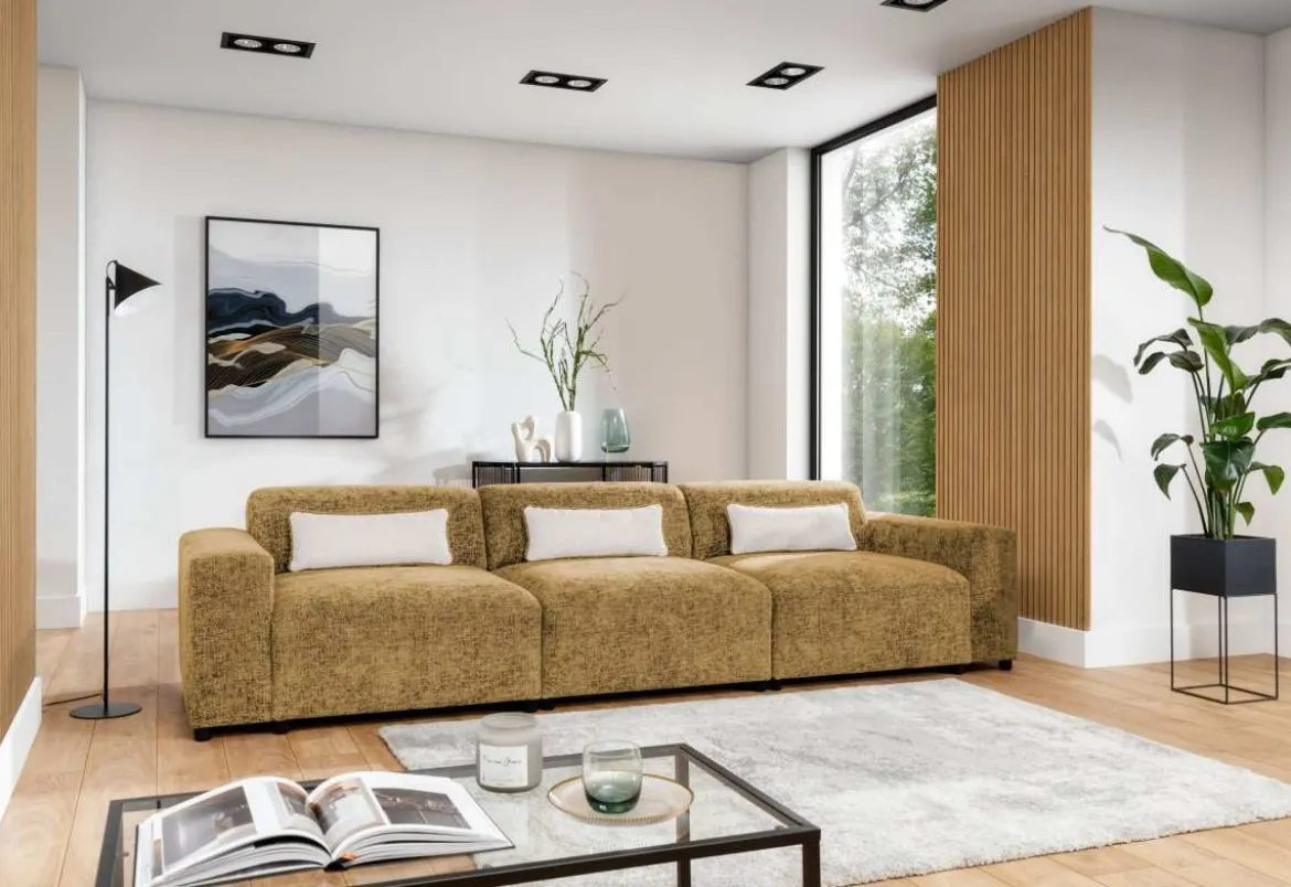 Designer 3er Sofa Napoli