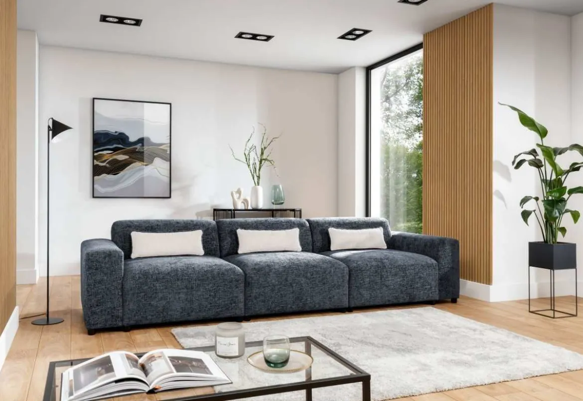 Designer 3er Sofa Napoli