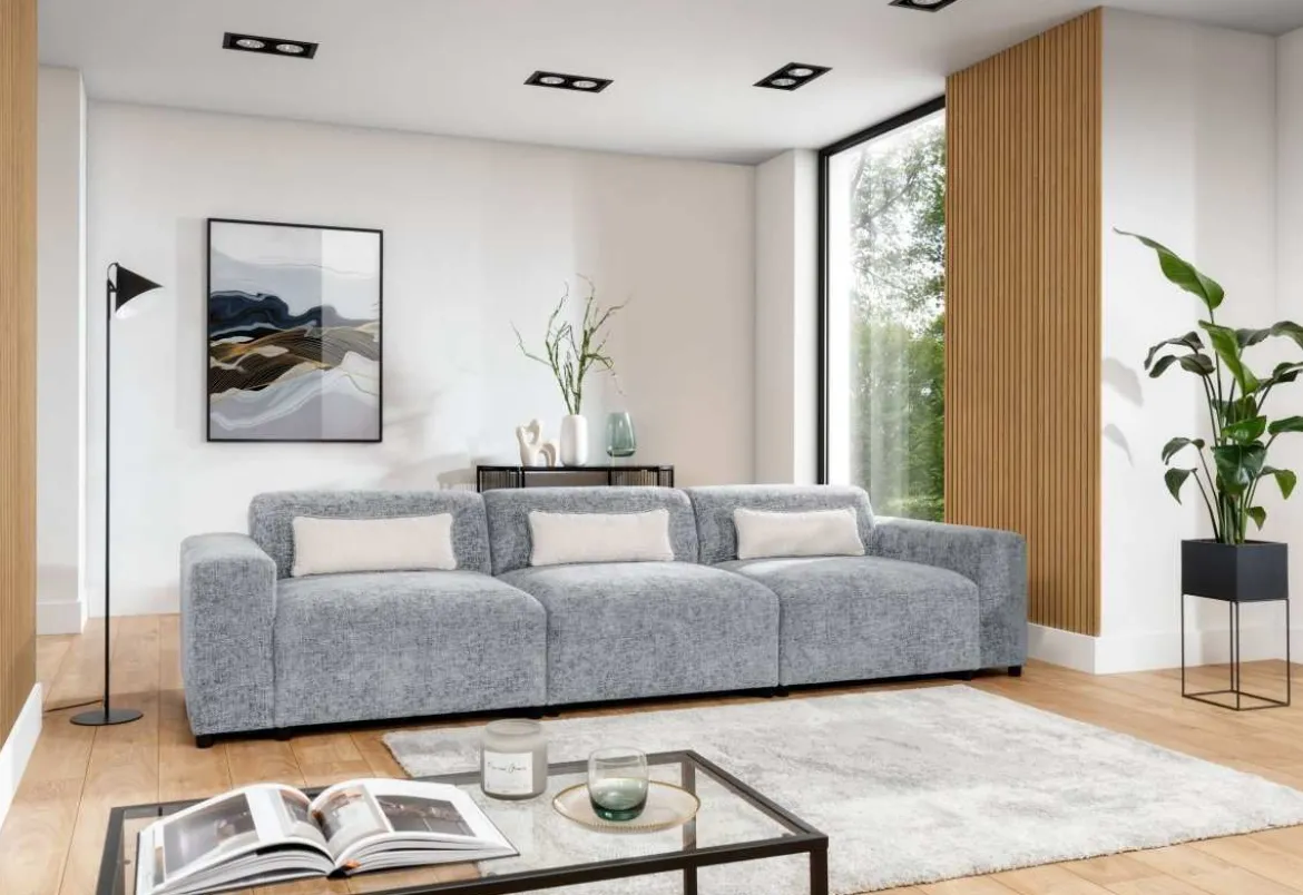 Designer 3er Sofa Napoli