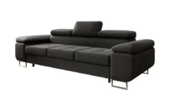 Designer 3er Sofa Siera mit Schlaffunktion in Samt