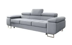 Designer 3er Sofa Siera mit Schlaffunktion in Samt