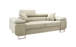 Designer 2er Sofa Siera mit Schlaffunktion in Samt