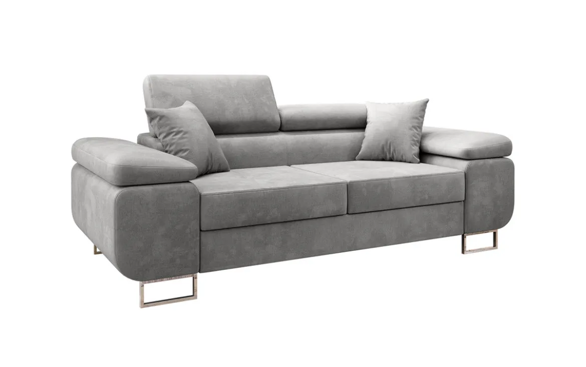 Designer 2er Sofa Siera mit Schlaffunktion in Samt