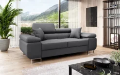 Designer 2er Sofa Triora in Stoff