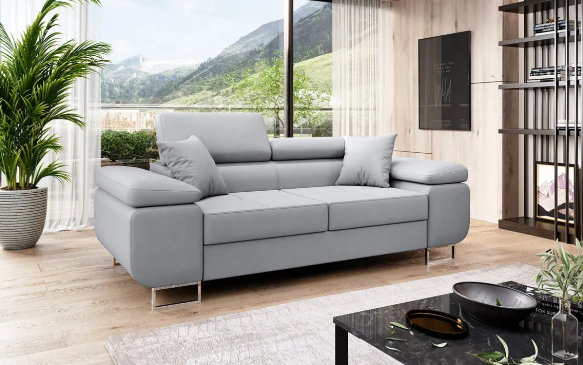 Designer 2er Sofa Triora in Stoff