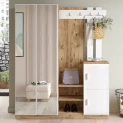 Designer Garderobe Milazzo inkl. Spiegel