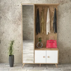 Designer Garderobe Sondrio inkl. Spiegel