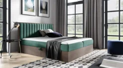 Designer Holzbett Jonah mit Stauraum
