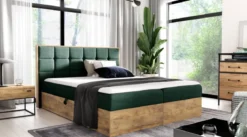 Designer Holzbett Kinea mit Stauraum