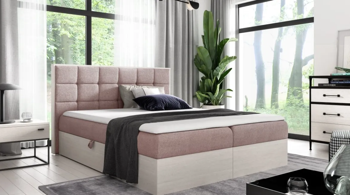 Designer Holzbett Kinea mit Stauraum