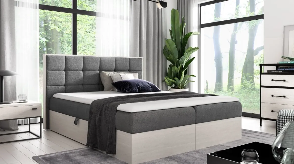Designer Holzbett Kinea mit Stauraum