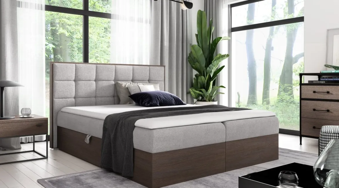 Designer Holzbett Kinea mit Stauraum
