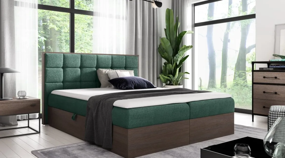 Designer Holzbett Kinea mit Stauraum