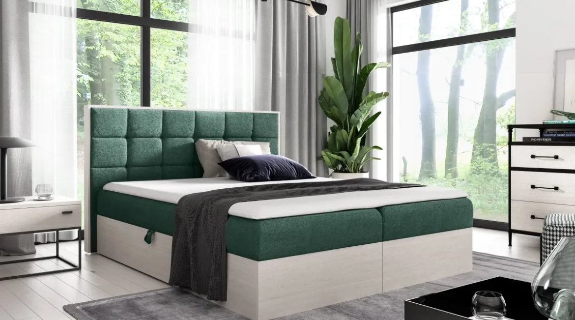 Designer Holzbett Kinea mit Stauraum