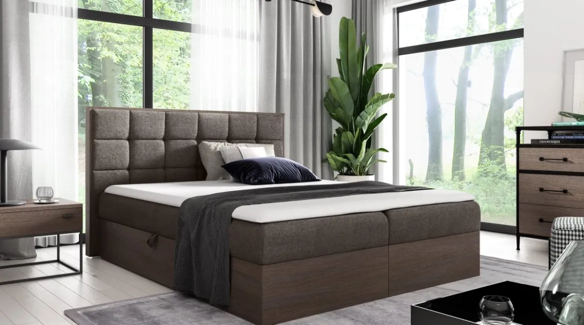 Designer Holzbett Kinea mit Stauraum