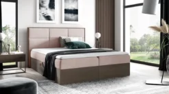 Designer Holzbett Linori mit Stauraum