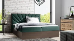 Designer Holzbett Minari mit Stauraum